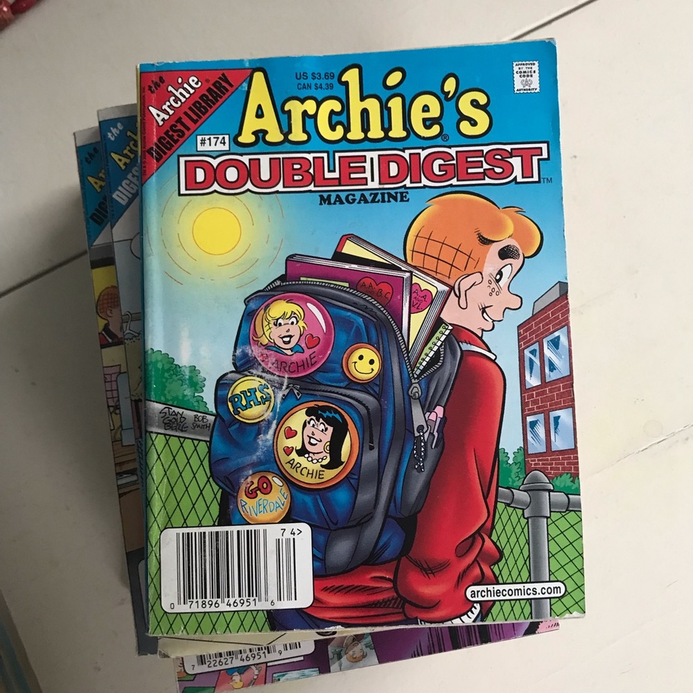 2006 Archie’s Double Digest Magazine #174- Blue Cover